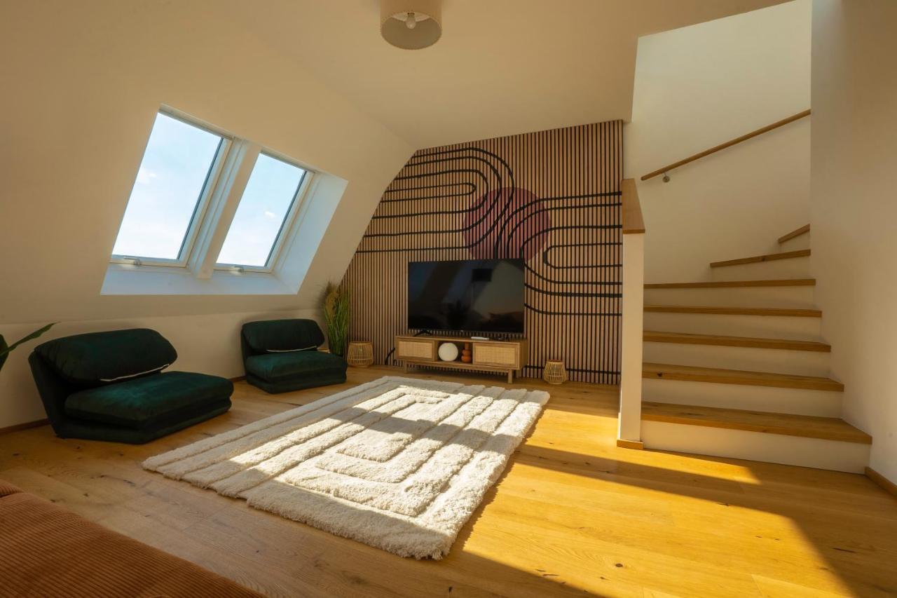 Orestaliving - Penthouse In 2Nd District With View Wiedeń Zewnętrze zdjęcie