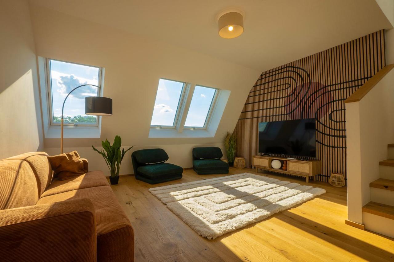 Orestaliving - Penthouse In 2Nd District With View Wiedeń Zewnętrze zdjęcie